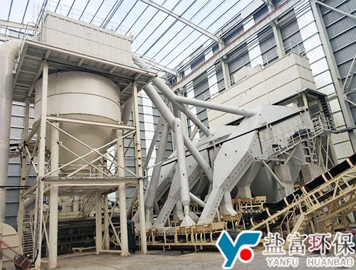 重慶涪陵砂石骨料制砂生產線現場